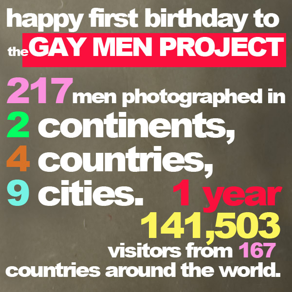 Happy Birthday to the Gay Men Project